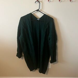 Charlotte Russe Green Cardigan Size Medium